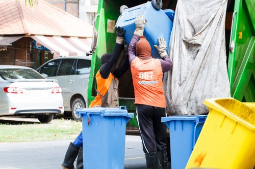 Eco-friendly disposal of garage items